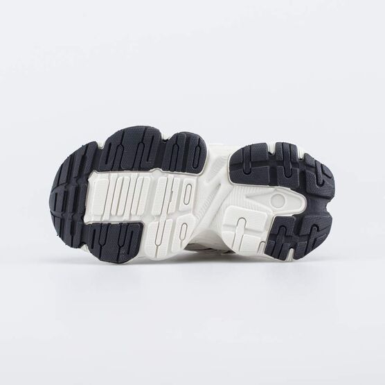 344540-11 Детские кроссовки на липучке для мальчики черный + бежевый фото №3