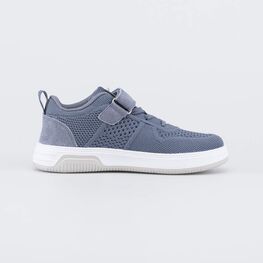 534063-11 Текстильные кеды для мальчика для мальчики серый,синий фото №2