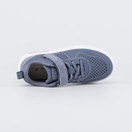 534063-11 Текстильные кеды для мальчика для мальчики серый,синий фото №4