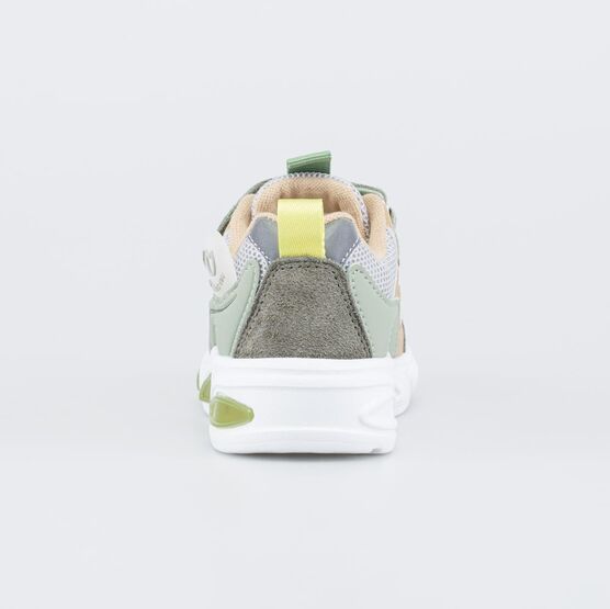 544206-12 Светящиеся кроссовки для мальчика для мальчики серый,зеленый фото №5