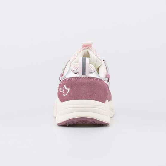 544235-11 Кроссовки с LED и системой быстрой шнуровки для девочки розовый,серебристый фото №5