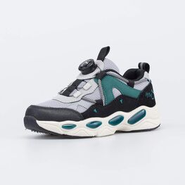 544235-12 Кроссовки с LED и системой быстрой шнуровки для мальчики серый,черный,зеленый