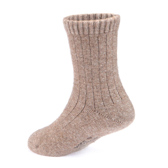 07042288-40 Детские термоноски с пухом коричневые для универсальные коричневый фото №2