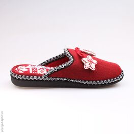 731021-11 Тапочки красные для девочки красный фото №2