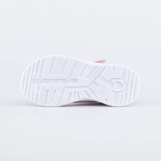 322160-21 Босоножки из натурального велюра для девочки розовый фото №3