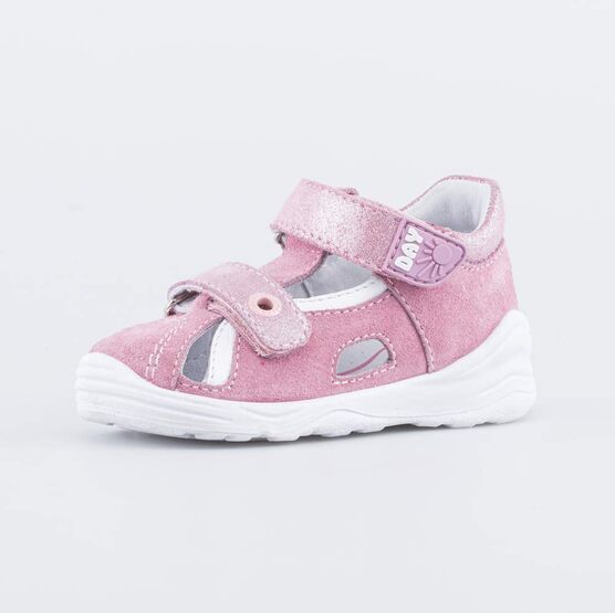 322161-21 Кожаные сандалии для девочки розовый