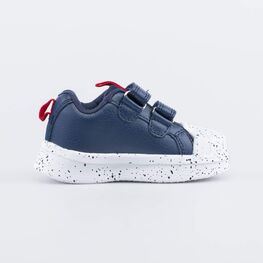 334036-71 Кожаные полуботинки со светодиодами для мальчики син-кра фото №2