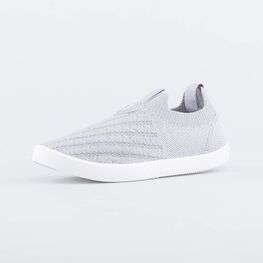 731155-11 Кеды из вязаного текстиля для девочки-подростка серый для девочки серый