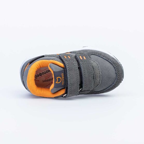 144123-71 Кроссовки для мальчики сер-ора фото №4