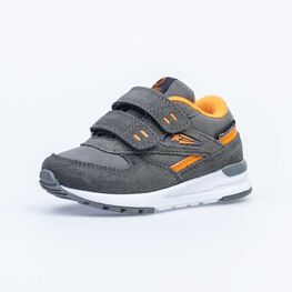 144123-71 Кроссовки для мальчики сер-ора