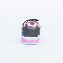344250-71 Кроссовки с LED-подсветкой на подошве для девочки сер-роз фото №3