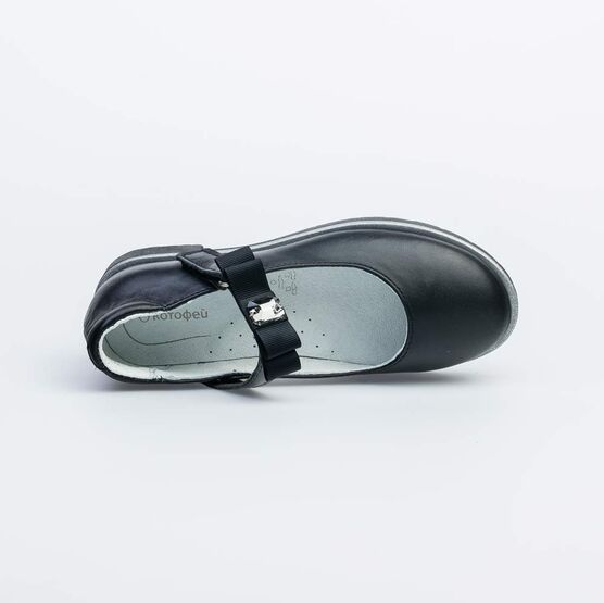 532206-21 Туфли для девочки черный фото №4