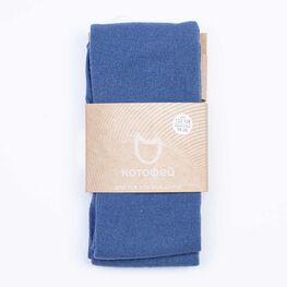 07032434-40 Базовые колготки для детей цвет джинсовый для универсальные джинс фото №2