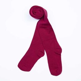 07032436-40 Базовые колготки для девочки бордовые для универсальные бордовый