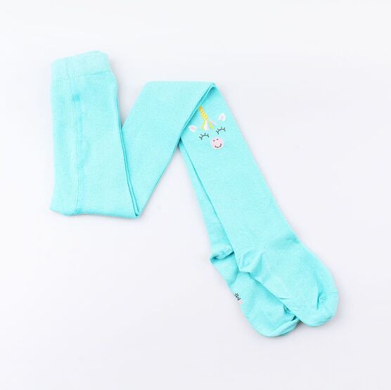 07832472-40 Колготки детские голубые для девочки голубой