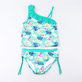 07852010-40 Купальник для девочки зеленый для девочки зеленый