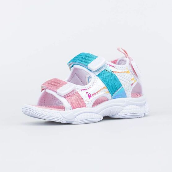 324048-12 Пляжная обувь для девочки роз-бир