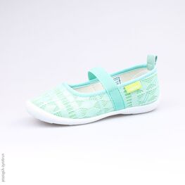 331035-12 Текстильная обувь для девочки бирюзовый