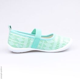 331035-12 Текстильная обувь для девочки бирюзовый фото №2