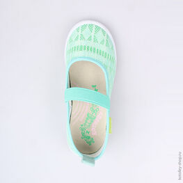 331035-12 Текстильная обувь для девочки бирюзовый фото №4