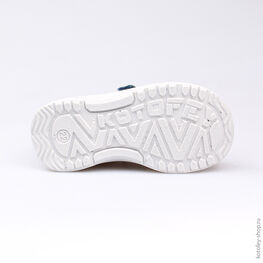 332074-22 Полуботинки для мальчики син-жел фото №3