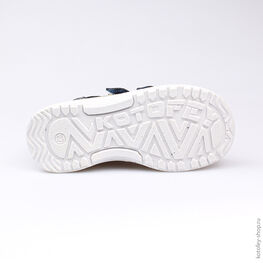 332075-21 Полуботинки для мальчики син-жел фото №3