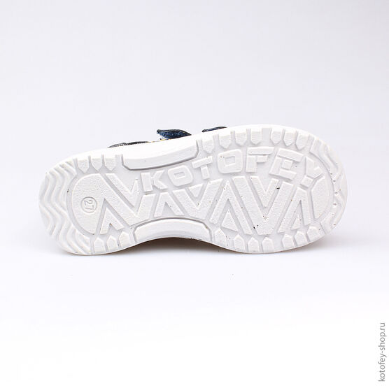 332075-21 Полуботинки для мальчики син-жел фото №3