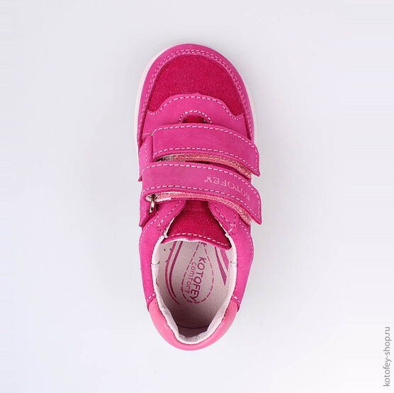 332076-22 Полуботинки для девочки фуксия фото №4