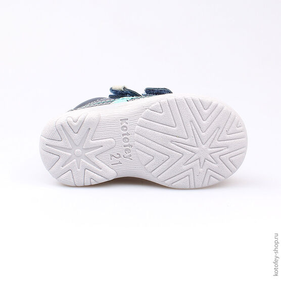 332079-22 Полуботинки для мальчики светло-синий фото №3