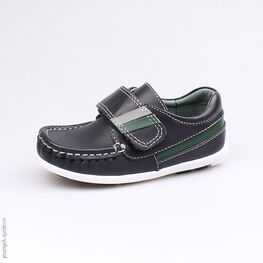 332090-21 Полуботинки для мальчики син-зел