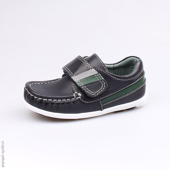 332090-21 Полуботинки для мальчики син-зел