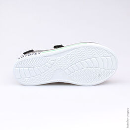 341014-11 Кеды для мальчики чер-зел фото №3