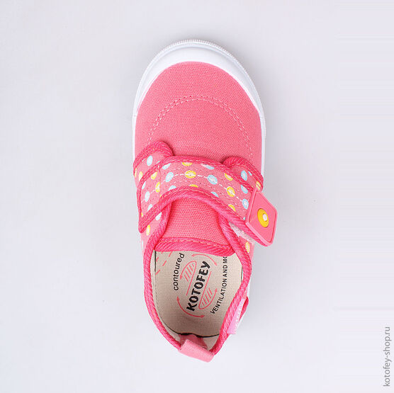 341016-11 Кеды для девочки розовый фото №4
