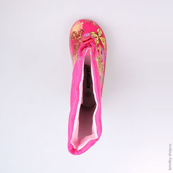 366134-11 Резиновые сапоги для девочки розовый фото №4