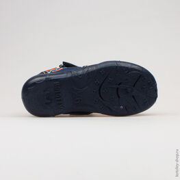 421005-17 Сандалии текстильные для мальчики син-ора фото №3