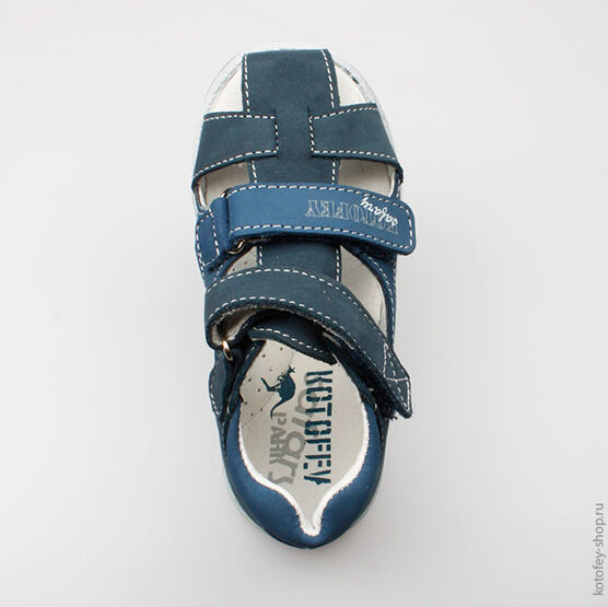 422059-21 Сандалии для мальчики светло-синий фото №4