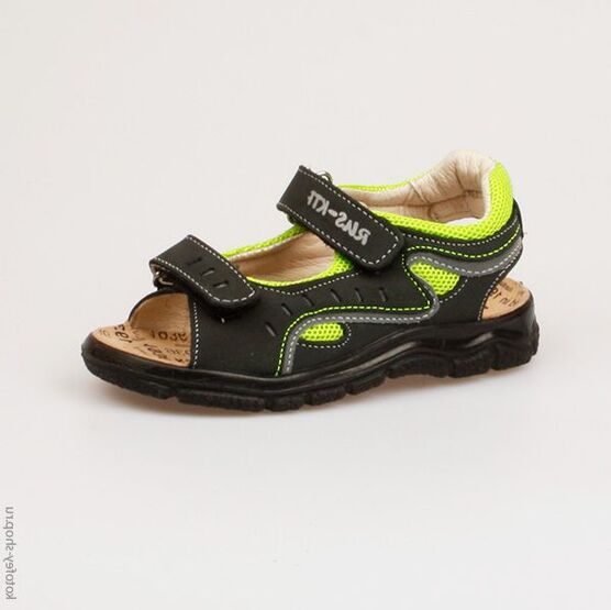 522053-21 Сандалии для мальчики чер-сал
