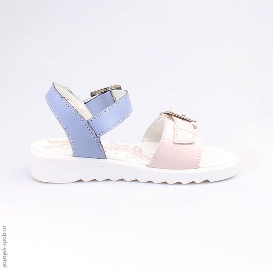 522092-24 Босоножки для девочки роз-сир фото №2