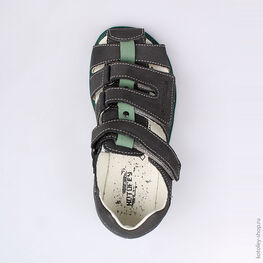 522093-23 Сандалии для мальчики серый фото №4