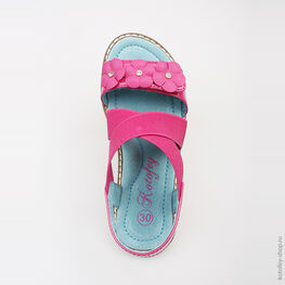 524013-21 Босоножки для девочки фуксия фото №4