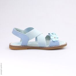 524013-23 Босоножки для девочки голубой фото №2