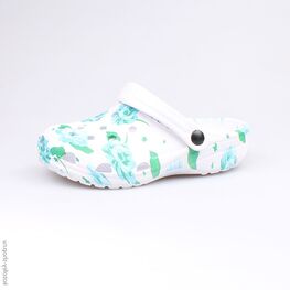 525021-01 Пляжная обувь голубая для девочки голубой