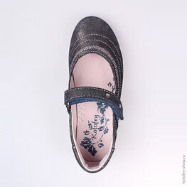 532129-22 Туфли для девочки син-срб фото №4