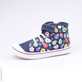 541019-11 Кеды для девочки син-цве