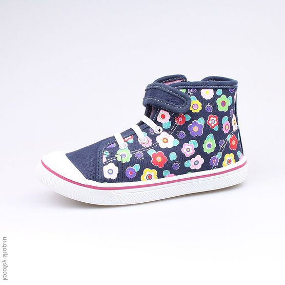 541019-11 Кеды для девочки син-цве