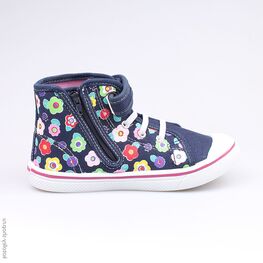 541019-11 Кеды для девочки син-цве фото №2