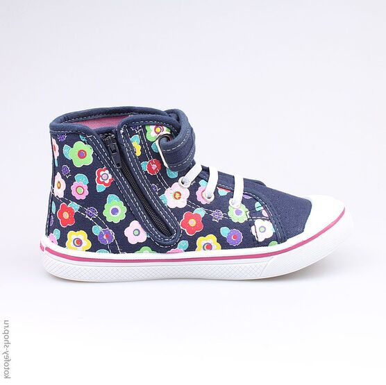 541019-11 Кеды для девочки син-цве фото №2