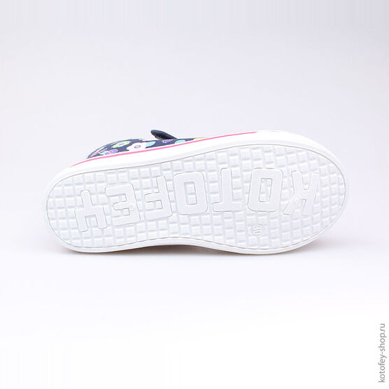 541019-11 Кеды для девочки син-цве фото №3