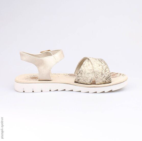 623012-21 Босоножки для девочки золотой фото №2