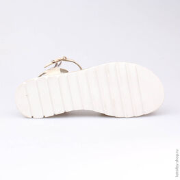 623012-21 Босоножки для девочки золотой фото №3